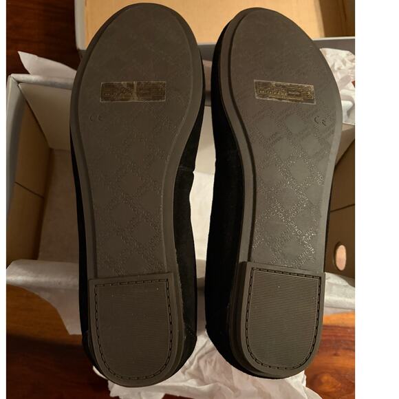 New Vionic Black Suede Ballet Flats with Bow Detail - Liliana 9.5 M - Picture 6 of 8